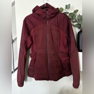 Lululemon Down For It All Jacket - Red Merlot
